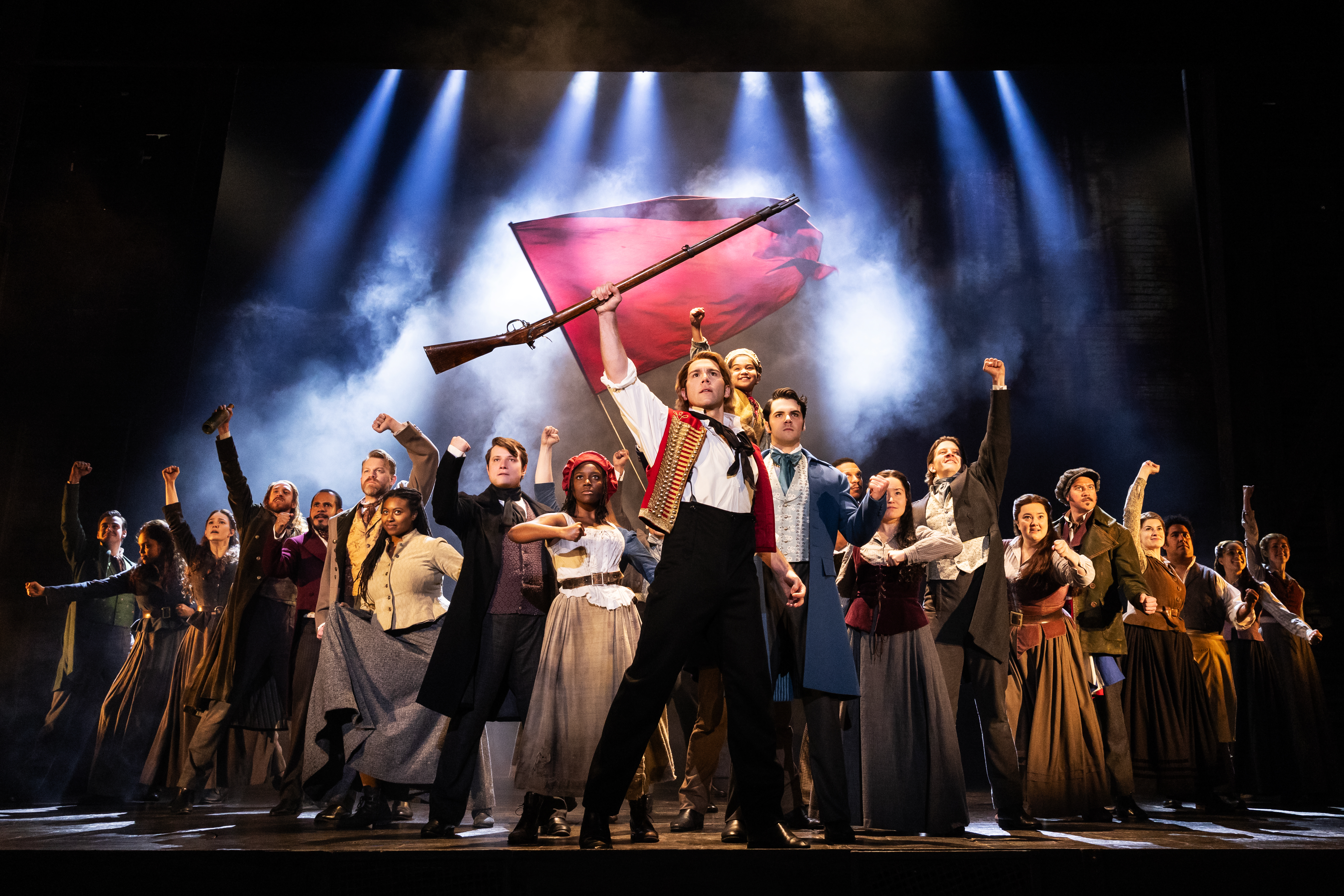 “One Day More” from LES MISÉRABLES. Photo by Matthew Murphy.